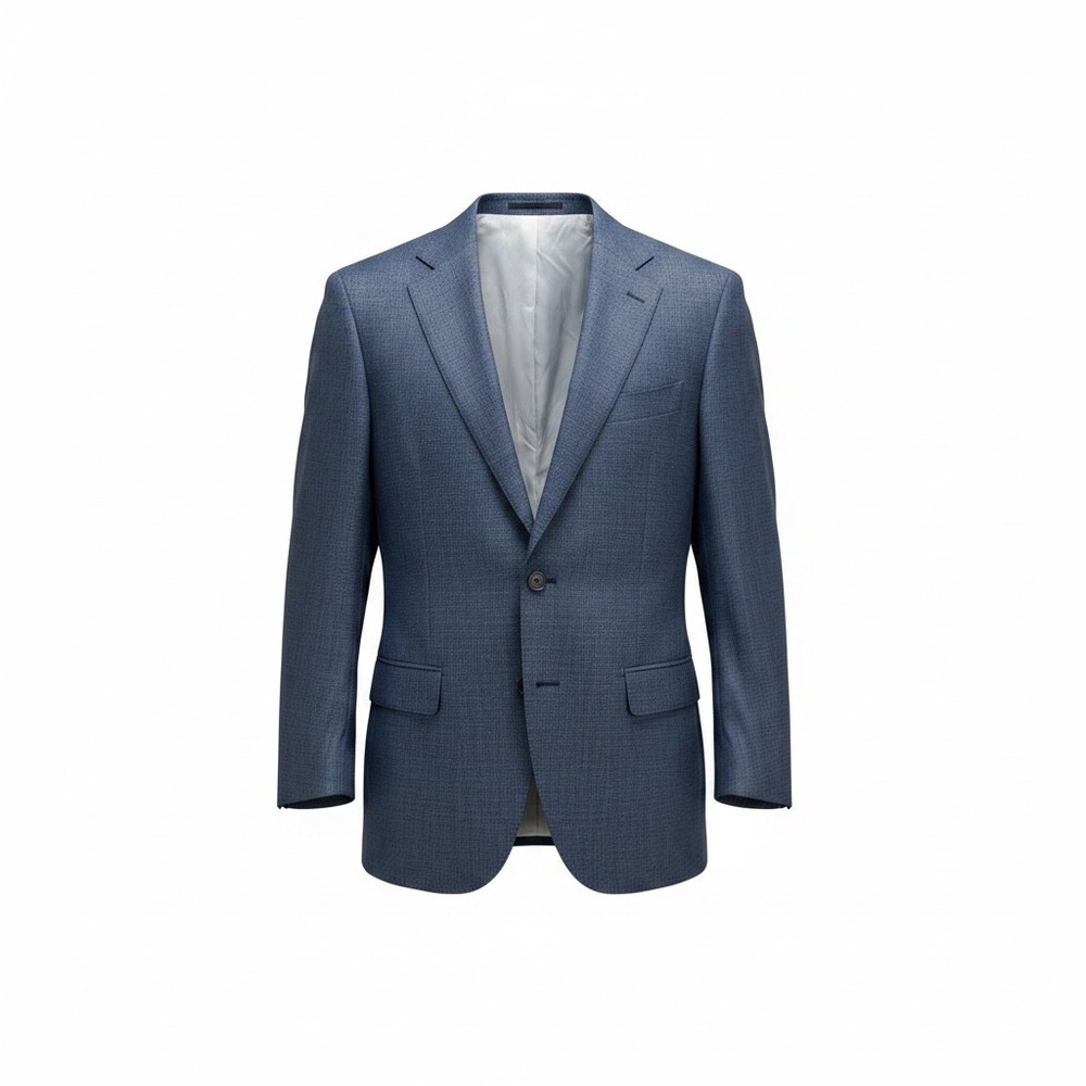 Suitsupply Lazio Blue Pure Wool Angelico Blazer Jacket Mens 38R P4704I